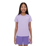 Fila 兒童短袖運動服飾三件組 紫色組