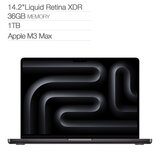 Apple MacBook Pro 14吋 搭配 M3 Max 晶片 14 核心 CPU 30 核心 GPU 1TB SSD 太空黑色