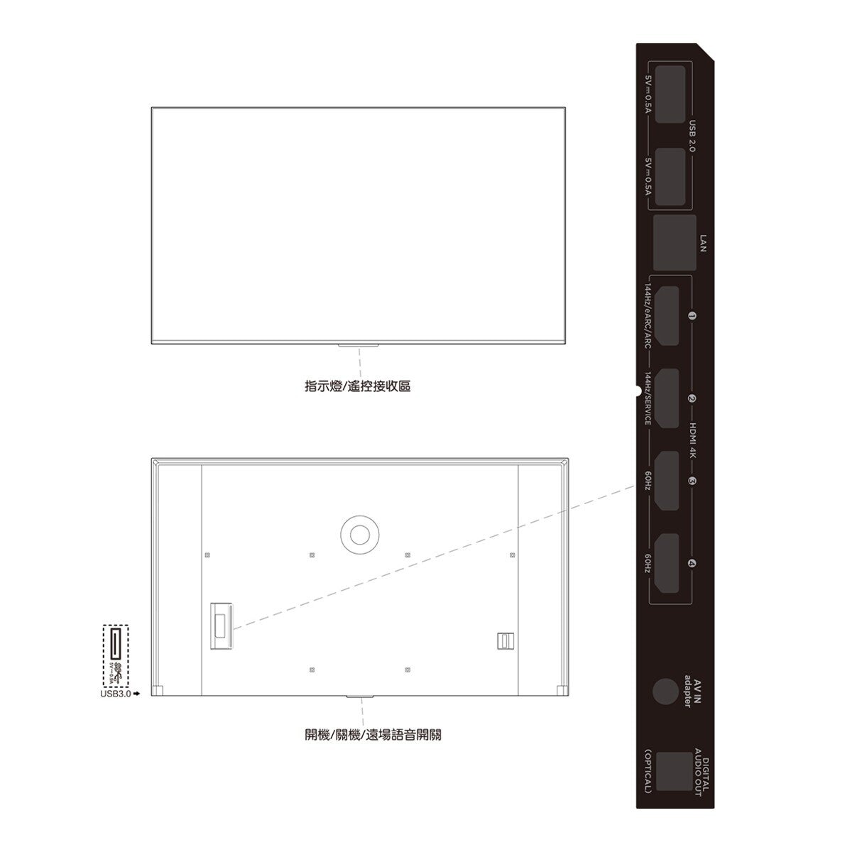 TCL 55吋 4K 頂級 QD-Mini LED Google TV Monitor 量子智能連網液晶顯示器 55C765