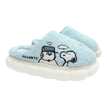 Snoopy 室內拖鞋 淺藍 Snoopy 室內拖鞋 淺藍