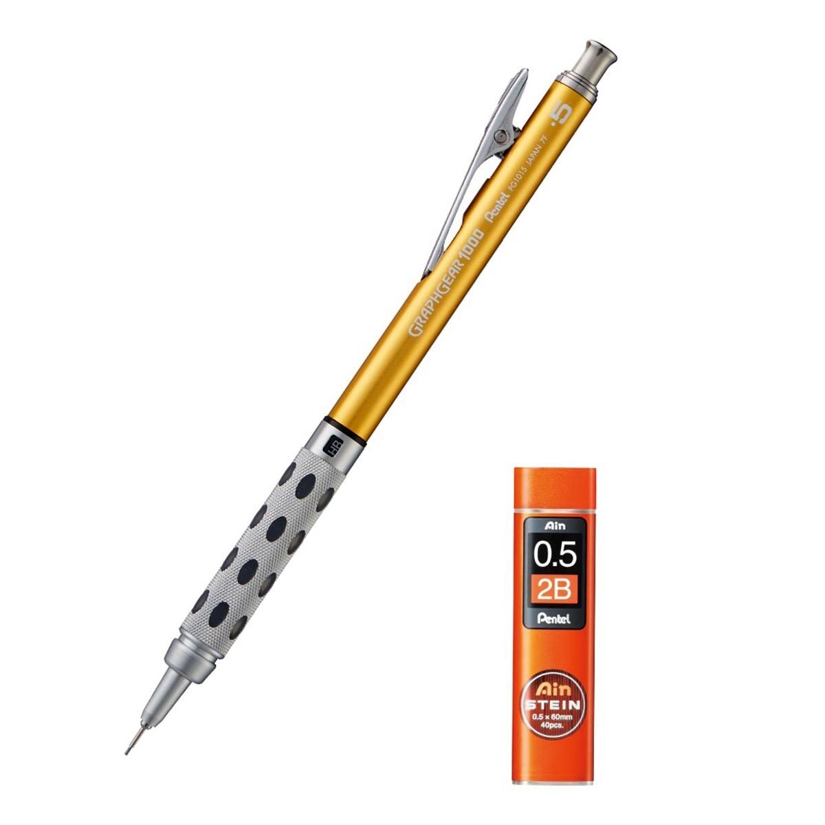 Pentel GraphGear 製圖筆 + 2B鉛筆芯多種顏色選擇