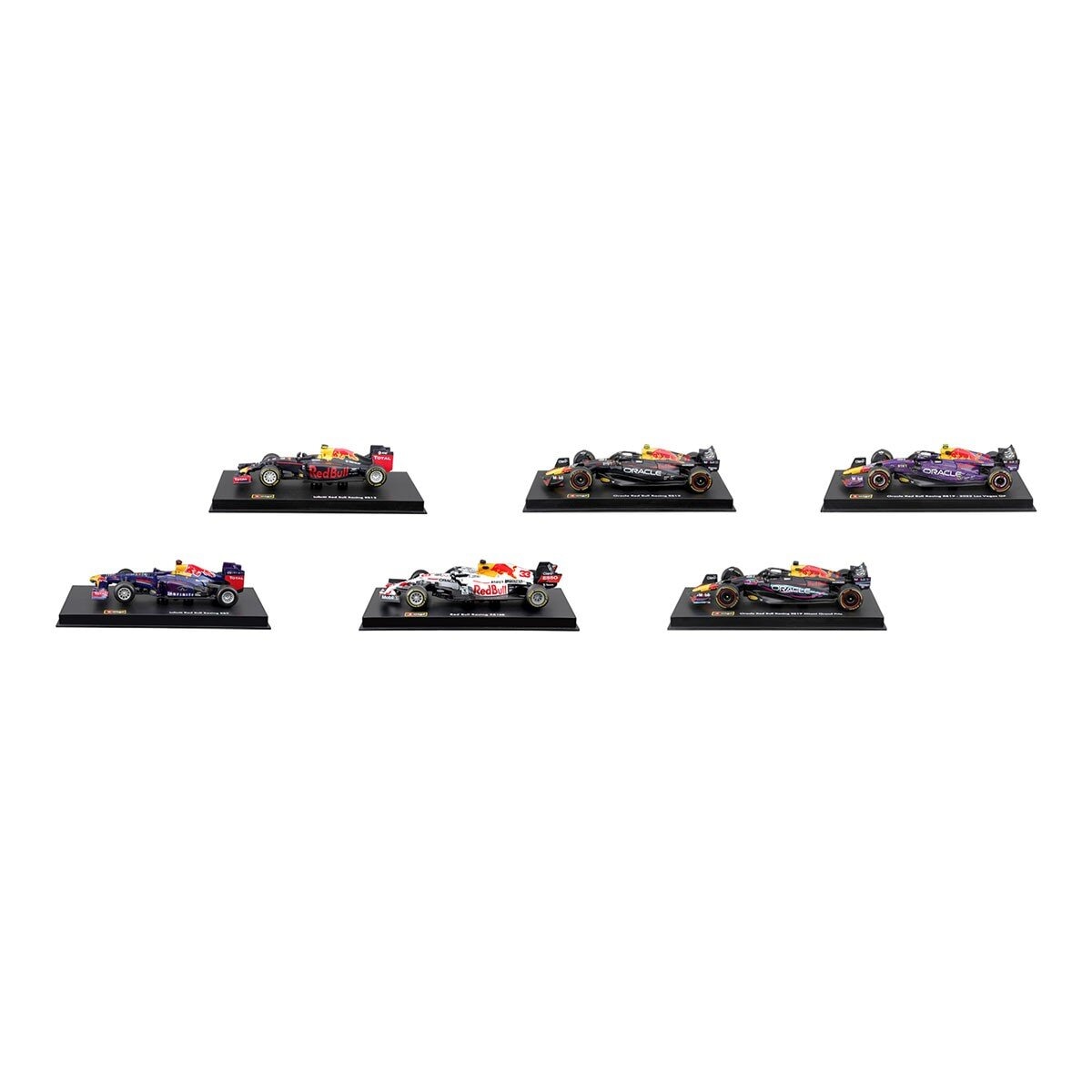 Bburago 1:43 F1 賽車收藏模型車 6入組 Red Bull / 3歲以上