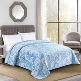 Fraiche Maison Queen Size LuxeLoft Blanket Sawyer Blue