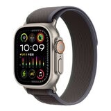Apple Watch Ultra 2(GPS + 行動網路) 49公釐鈦金屬錶殼越野錶環 藍色配黑色錶帶 M/L