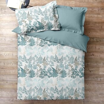 Caliphil 美國棉雙人加大床包被套六件組 183公分 X 190公分 雨後 Caliphil 美國棉雙人加大床包被套六件組 183公分 X 190公分 雨後