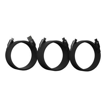 Looploop 磁吸式傳輸充電線 3入組 深邃黑 Looploop 磁吸式傳輸充電線 3入組 深邃黑