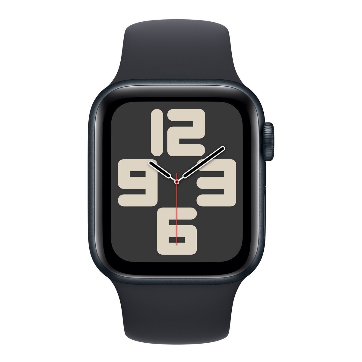 Apple Watch SE (GPS) 40公釐午夜色鋁金屬午夜色運動型錶帶M/L