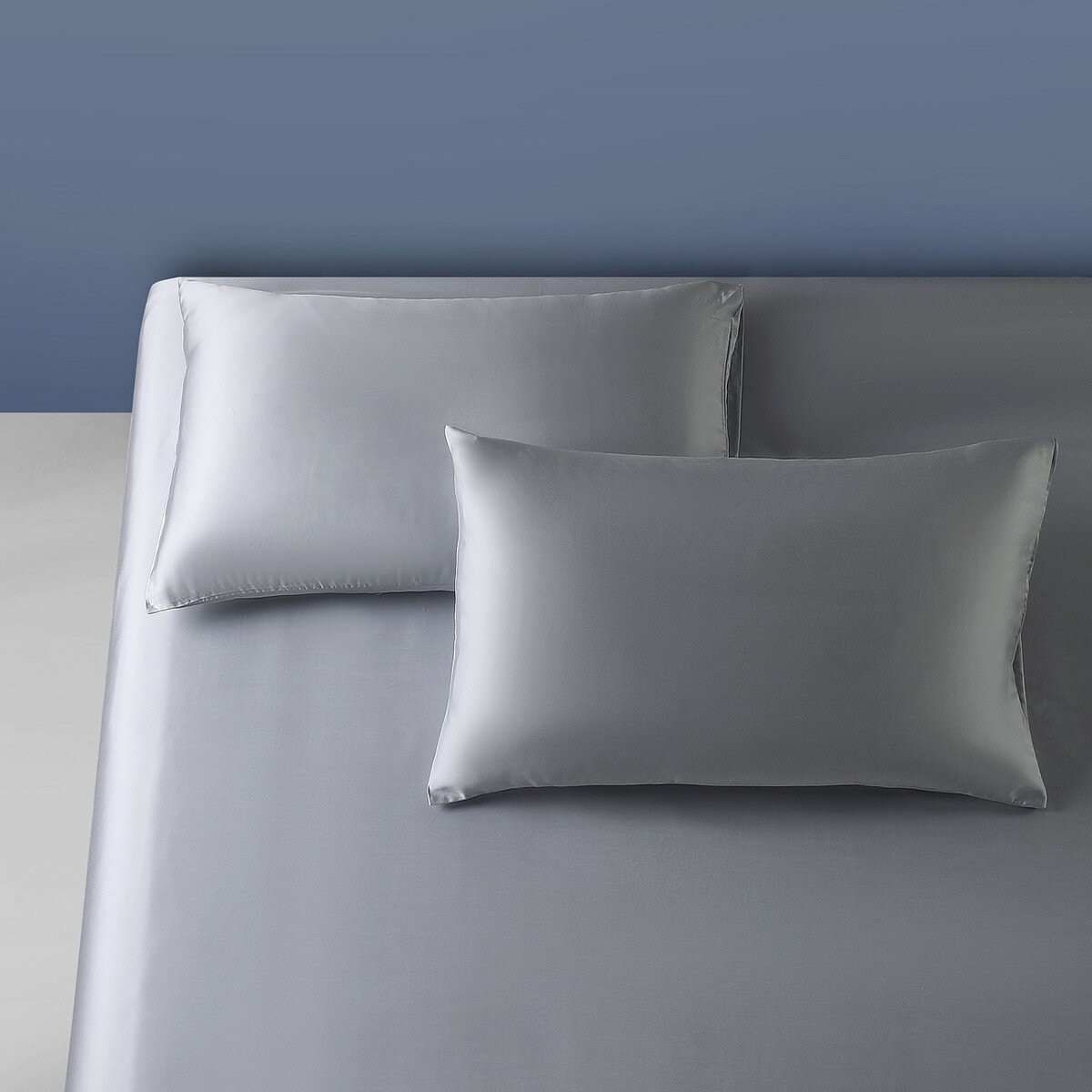 Don Home 萊賽爾素色雙人特大床包枕套三件組 182公分 X 212公分 中灰