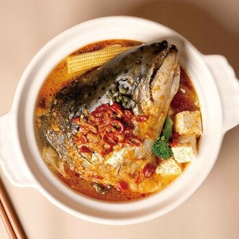 川味花椒鮭魚頭 川味花椒鮭魚頭