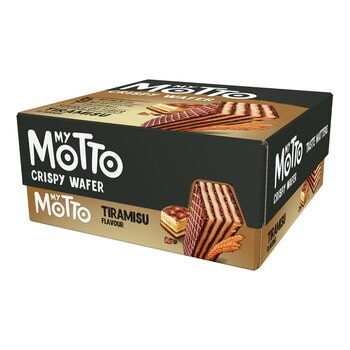 MY MOTTO 提拉米蘇風味威化餅 30公克 X 20包 MY MOTTO 提拉米蘇風味威化餅 30公克 X 20包