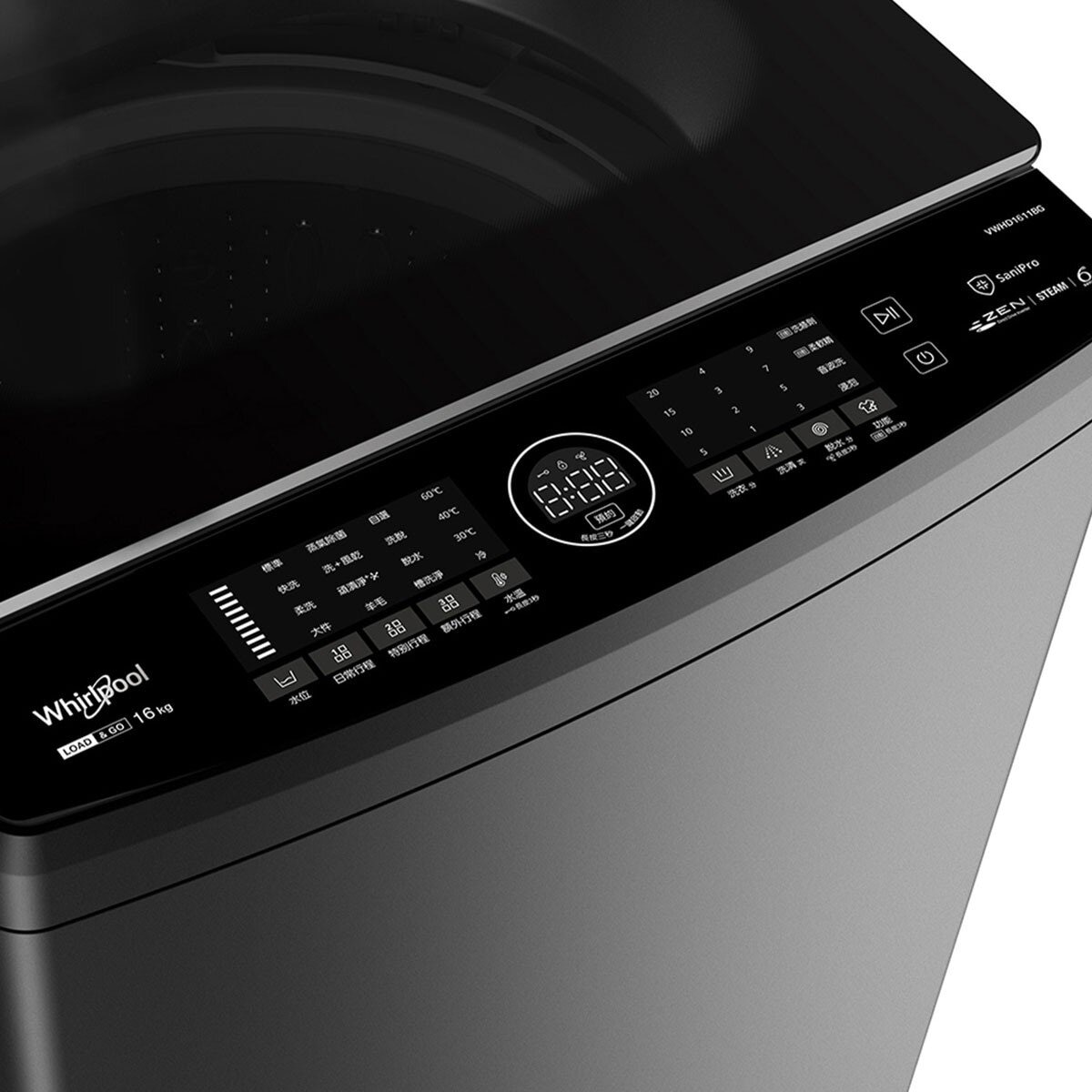 惠而浦 16公斤 變頻蒸氣溫水洗衣機 VWHD1611BG
