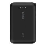 Belkin BoostCharge 10K 行動充電器隨附一體式纜線 2入 黑