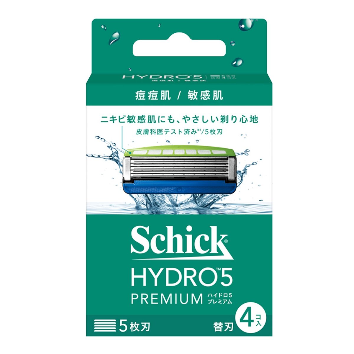 舒適 Hydro水次元5 敏感肌刮鬍刀片 8入