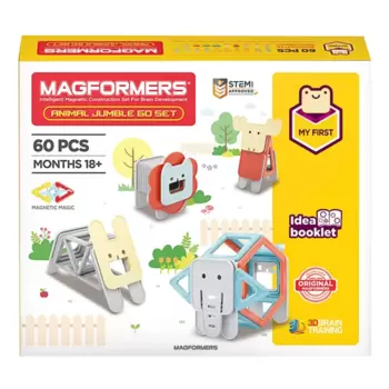 MAGFORMERS 磁性建構片 可愛動物組