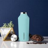 CORKCICLE 不鏽鋼三層真空易口瓶 270毫升 X 2件組 土耳其藍 + 土耳其藍