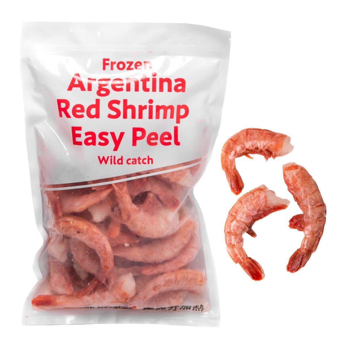 野生去頭阿根廷紅蝦 2磅 / 908公克 ,每磅16-25隻