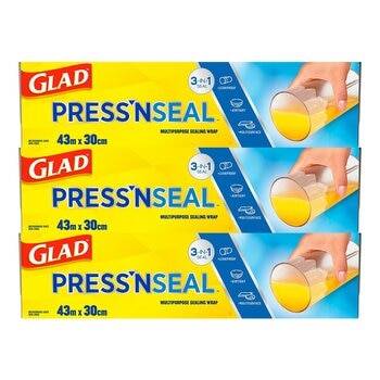 Glad Press’n Seal 強力保鮮膜 3入 Glad Press’n Seal 強力保鮮膜 3入