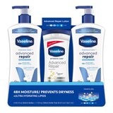 Vaseline 進口凡士林潤膚乳液 – 專業修護(白) (600毫升 X 2入 + 295毫升 X 1入)