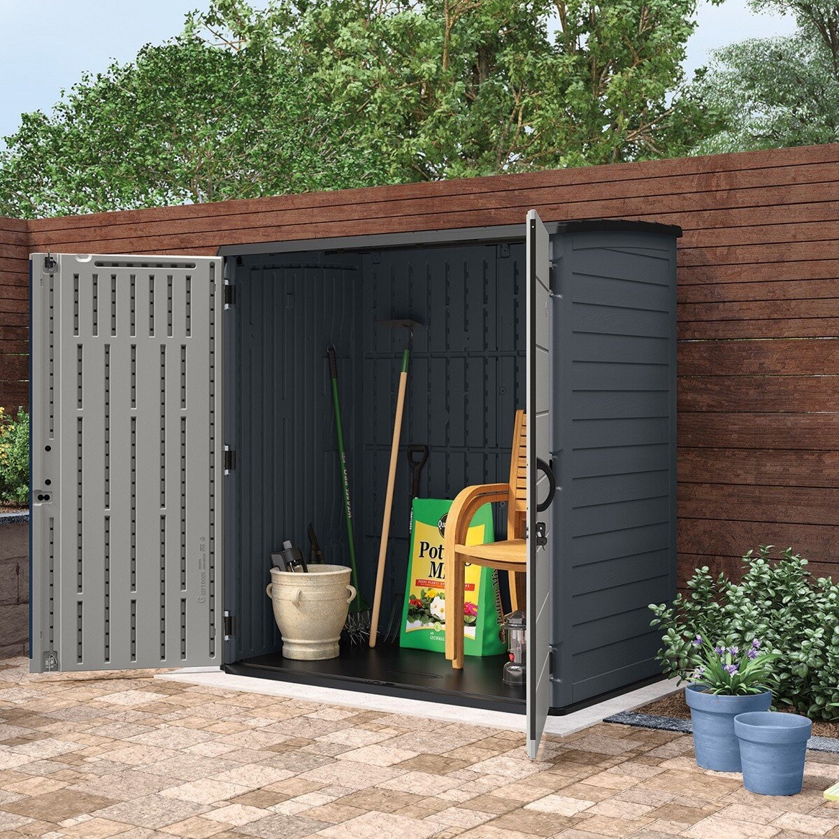 Suncast 6 ft X 4 ft Vertical Shed