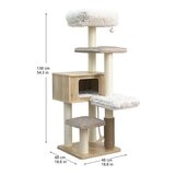 Catry Kasio 6-Level Cat Tree Beige