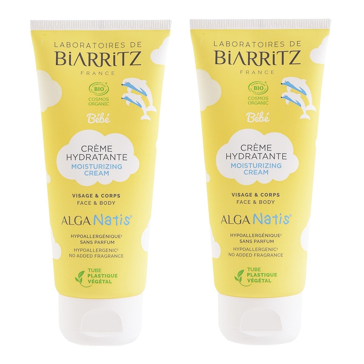 Laboratoires de Biarritz 嬰幼兒按摩舒緩保濕乳 100毫升 X 2入