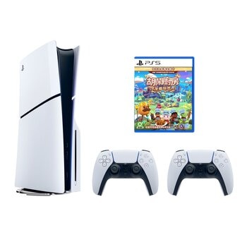 Sony PlayStation 5 Slim 光碟版 + 胡鬧廚房 + 雙手把同捆組 Sony PlayStation 5 Slim 光碟版 + 胡鬧廚房 + 雙手把同捆組