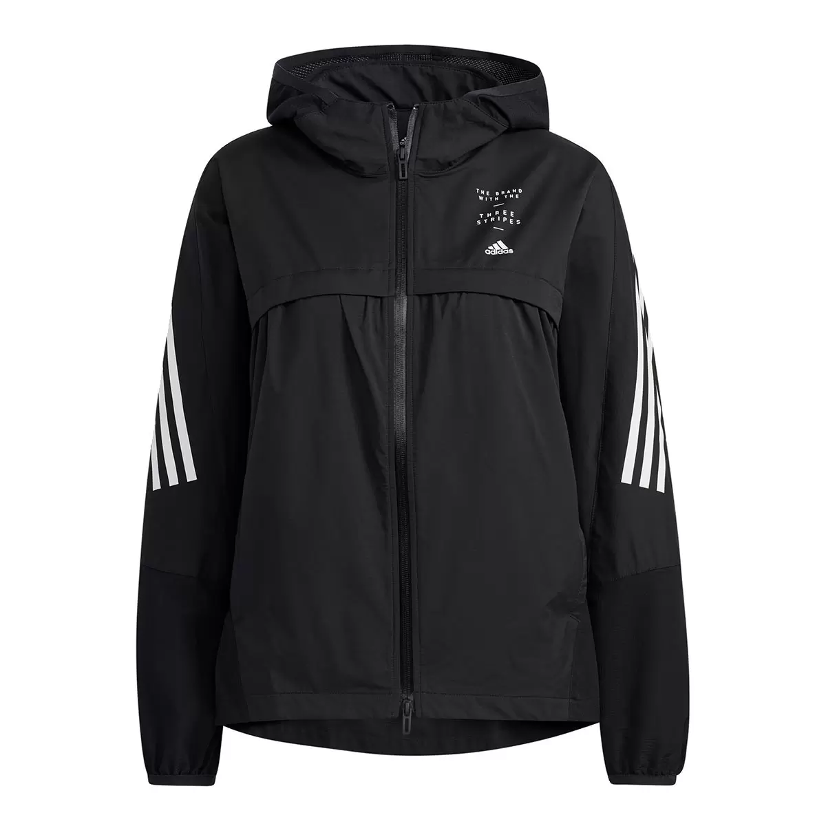 Adidas 女防風連帽外套黑s Costco 好市多