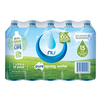 Nu-Pure 泉水 1公升 X 15瓶