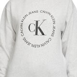 Calvin Klein Jeans 女圓領長袖上衣 淺灰