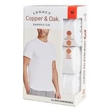 Copper & Oak 男圓領短袖上衣三件組 白