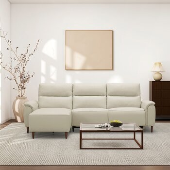 Aiden & Ivy 牛皮電動L型沙發 左 Aiden & Ivy 牛皮電動L型沙發 左