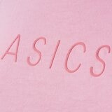 ASICS 女短袖運動上衣 粉紅