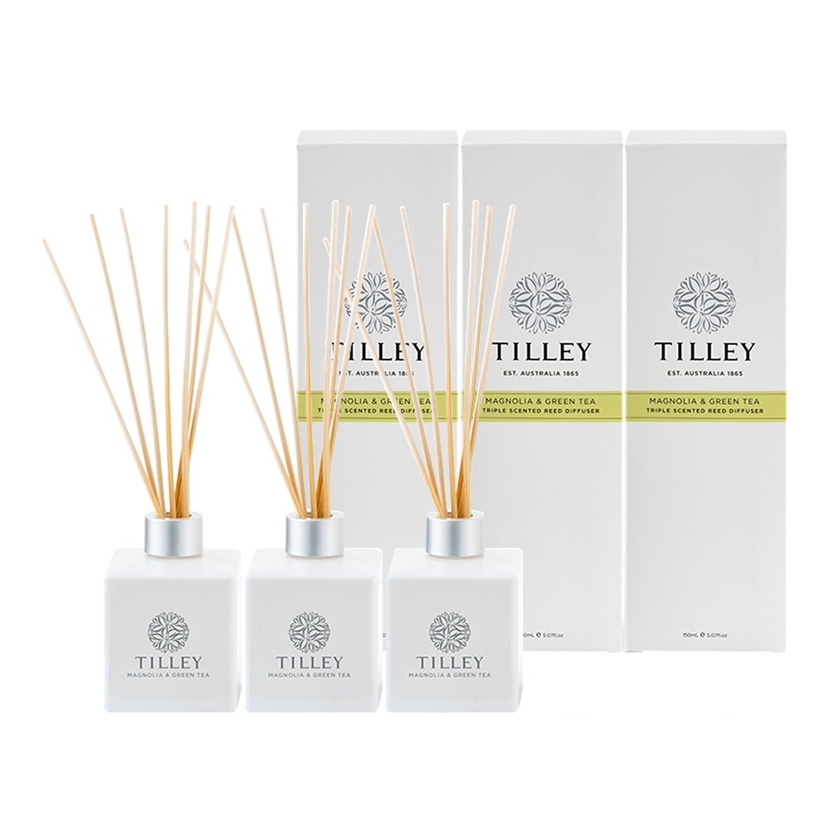 Tilley 澳洲經典香氛擴香組 150毫升 X 3入
