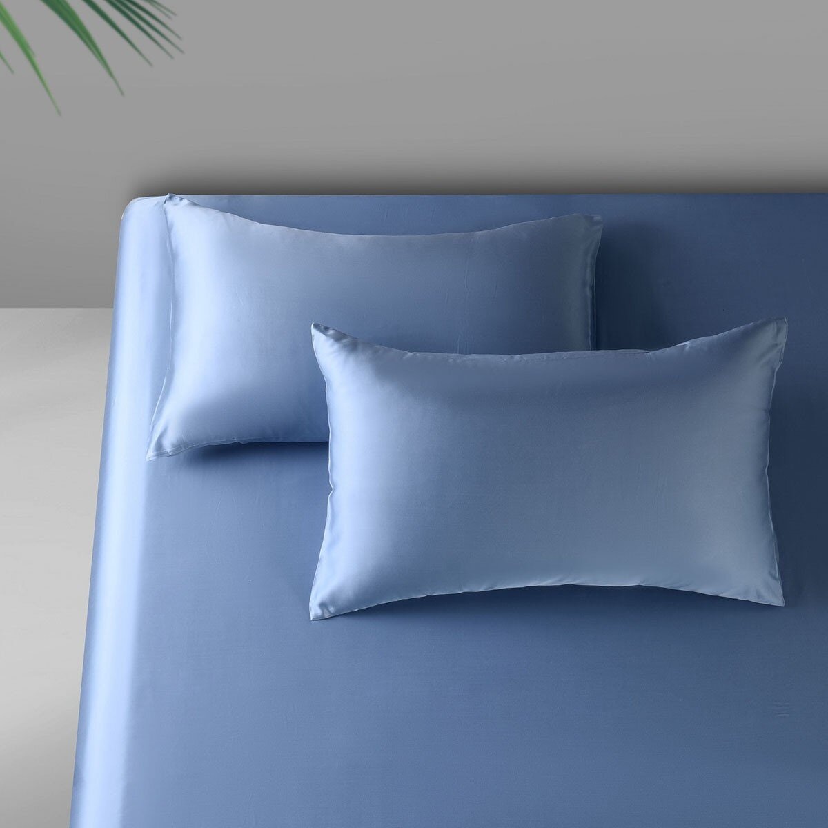Don Home 萊賽爾素色單人床包枕套三件組 107公分 X 190公分 海藍