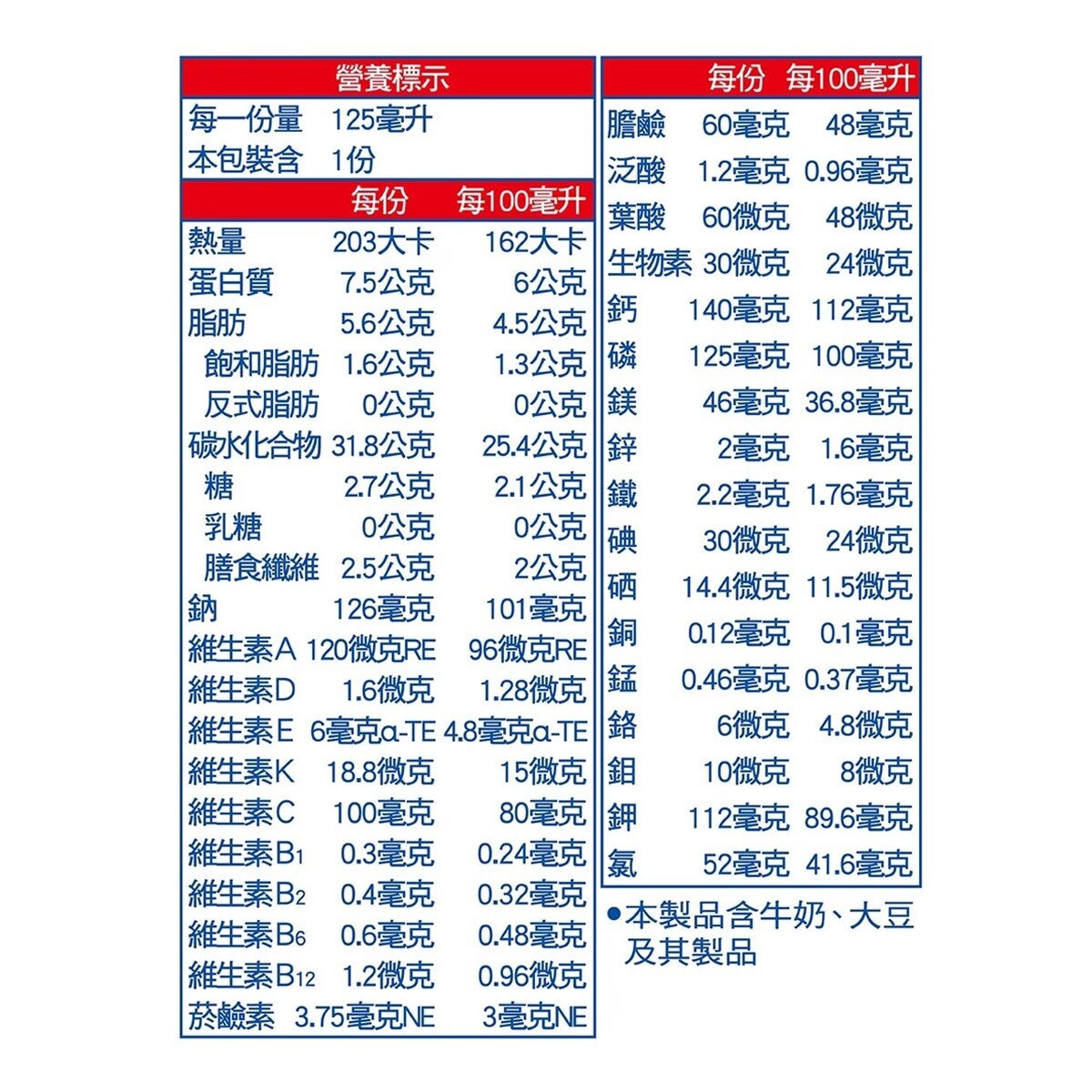 明治 明倍適營養補充杯 穀香原味 125毫升 X 36入 明治 明倍適營養補充杯 穀香原味 125毫升 X 36入