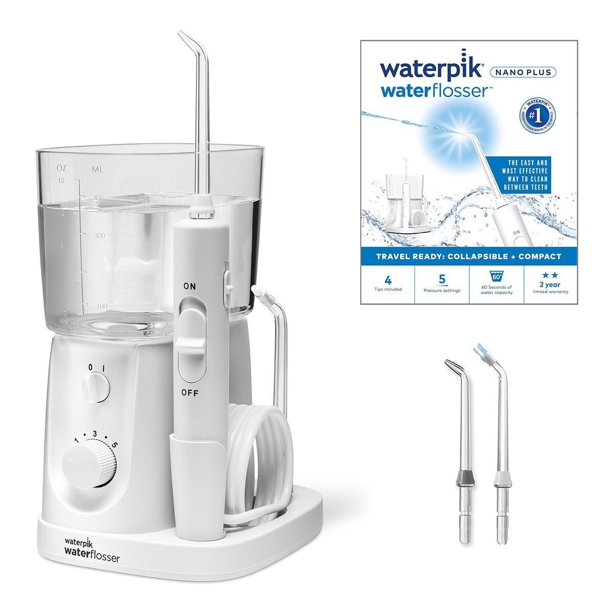 Waterpik Ultra Plus 多功能沖牙機 WP-320 + 無線沖牙機 WF-10 雙機組