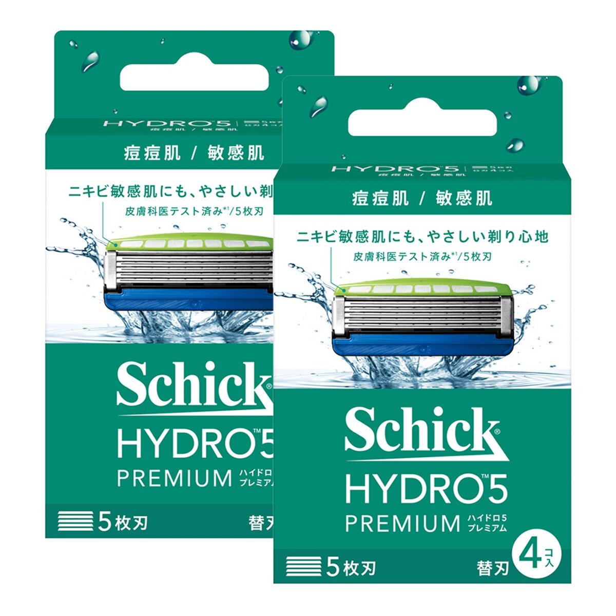 舒適 Hydro水次元5 敏感肌刮鬍刀片 8入