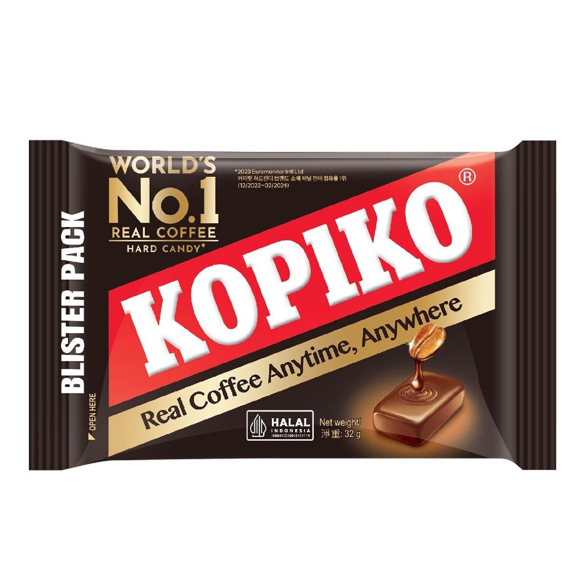 KOPIKO 咖啡糖隨身包分享盒 32公克 X 24入