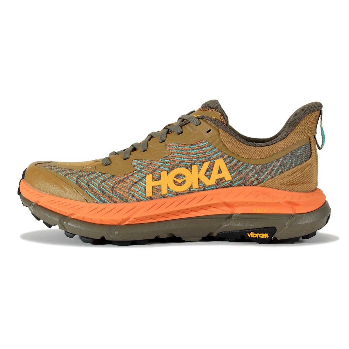 HOKA 男越野跑鞋 橘