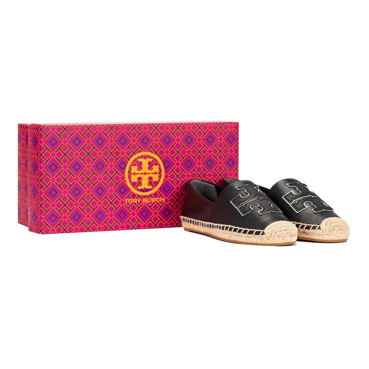 Tory Burch 女logo 皮革草編鞋 Costco 好市多線上購物