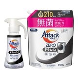 Attack ZERO 超濃縮噴槍型洗衣凝露 滾筒型專用 400公克 + 補充包 2100公克