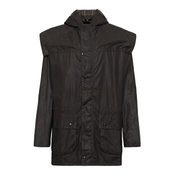 BARBOUR 男油布外套