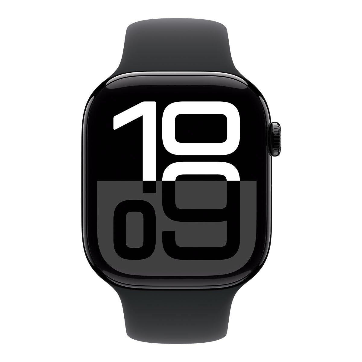 Apple Watch Series 10 GPS 46公釐 曜石黑色鋁金屬錶殼 附黑色運動錶帶 M/L