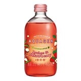 AQUAGEN Strawberry Lychee Ocean Sparkling Juice 330 ml X 9-Count