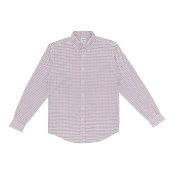Brooks Brothers 男長袖襯衫 紅白格紋 M Brooks Brothers 男長袖襯衫 紅白格紋 M