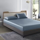 Don Home 萊賽爾素色雙人特大被套床包六件組 182公分 X 212公分 霧藍