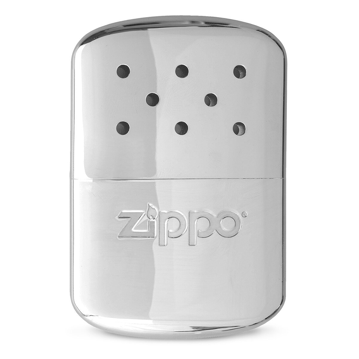 Zippo 暖手爐 + 打火機油 125毫升 銀色