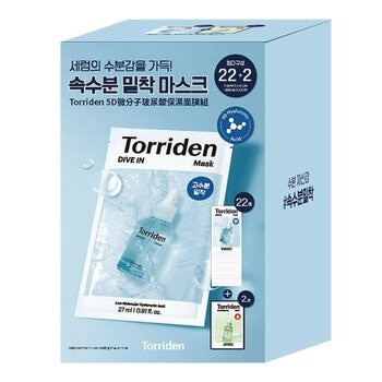 Torriden 5D微分子玻尿酸保濕面膜組 24片 Torriden 5D微分子玻尿酸保濕面膜組 24片