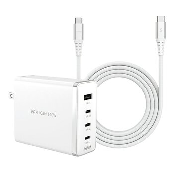 Soodatek GaN PD140W 氮化鎵急速充電 USB-C 套裝 Soodatek GaN PD140W 氮化鎵急速充電 USB-C 套裝