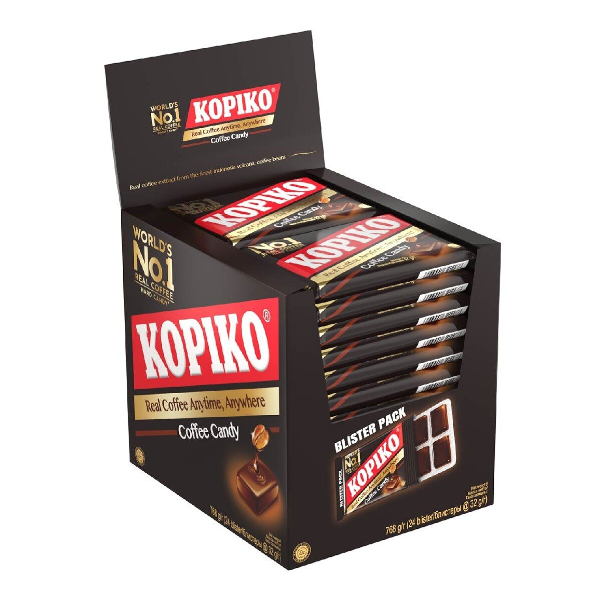 KOPIKO 咖啡糖隨身包分享盒 32公克 X 24入